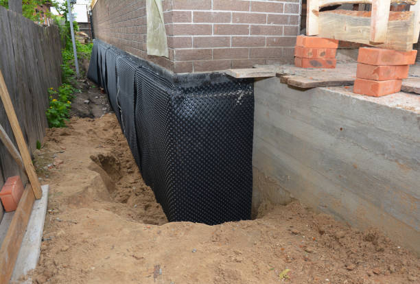 SJ Waterproofing Pros technician performing targeted Crawl Space Encapsulation assessment in New Milford, IL